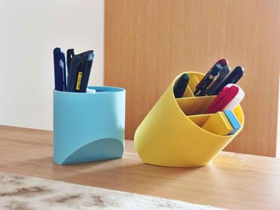 Desk Organizer - Sliced Cylinder