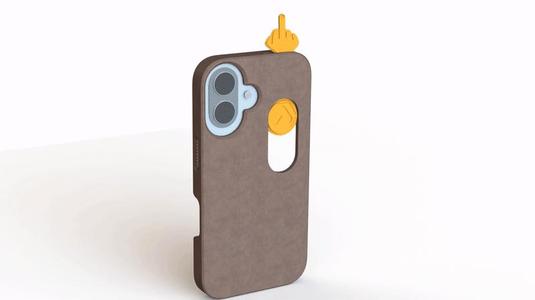 Iphone 16 Case - Sliding Middle Finger