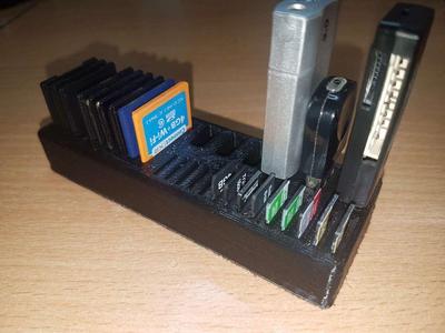 Yet another USB / (micro) SD card holder