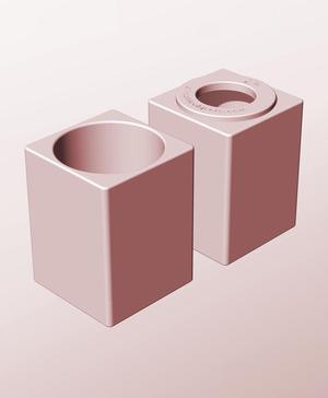 CS68-100-P Stackable pierced bin box module for creative decor