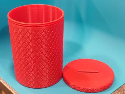 Money box in the cup holder