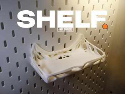 SHELF "Bøje" (for IKEA Skadis Pegboard)