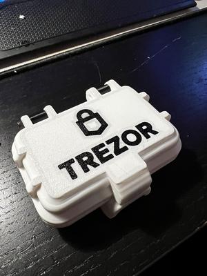 trezor logo case
