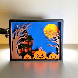 Halloween Multilayer Silhouette