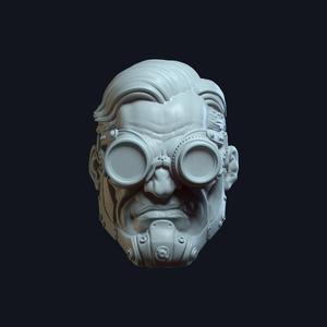 Dex v3 Action Figure Head