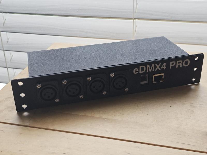 Rack Mount Enclosure for DMXKing eDMX4 PRO DIN