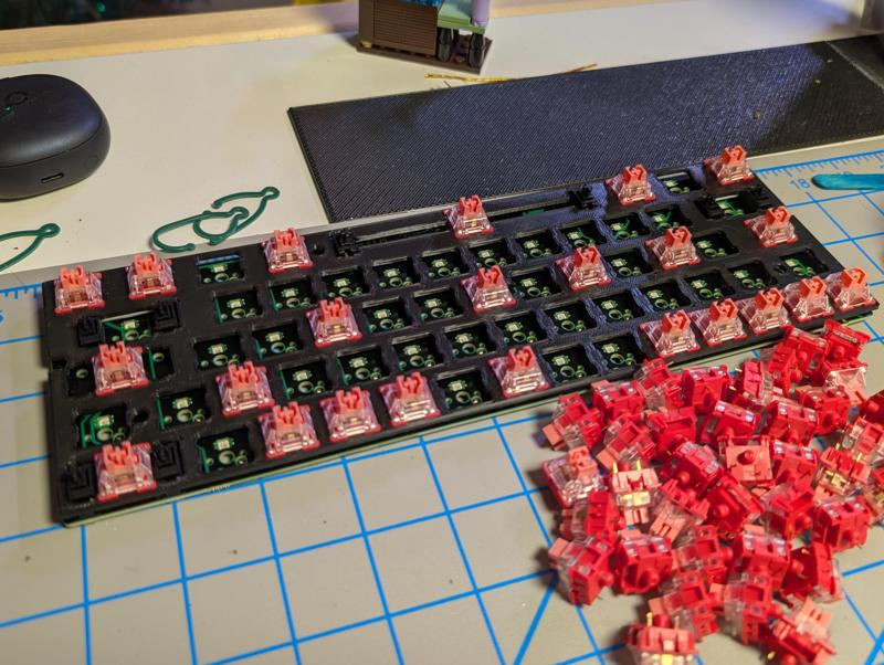 60 percent keyboard plate (ANSI)