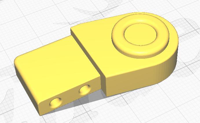 Gearbox Hinge Mount for Tamiya Grasshopper / Pajero (Vintage)