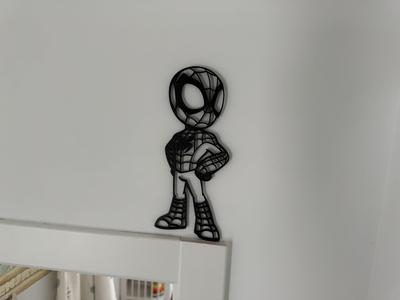 Spider Man Standing Wall Decoration