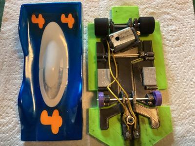 Slot car chassis 132