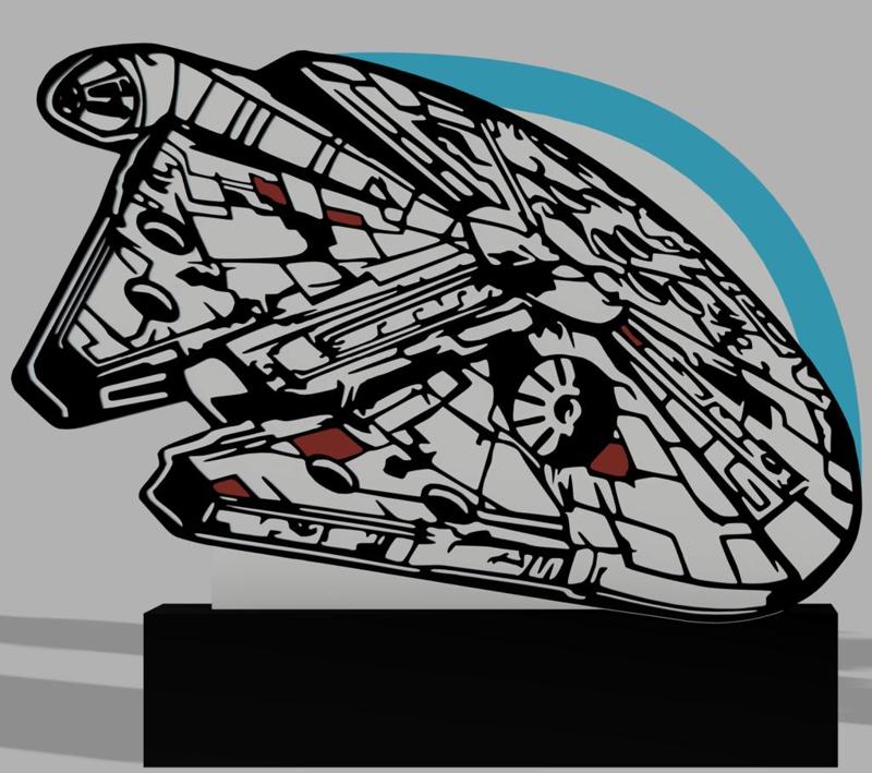 Millenium Falcon stand