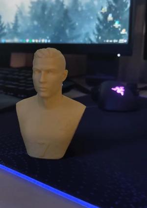 Cristiano Ronaldo bust (very detailed)