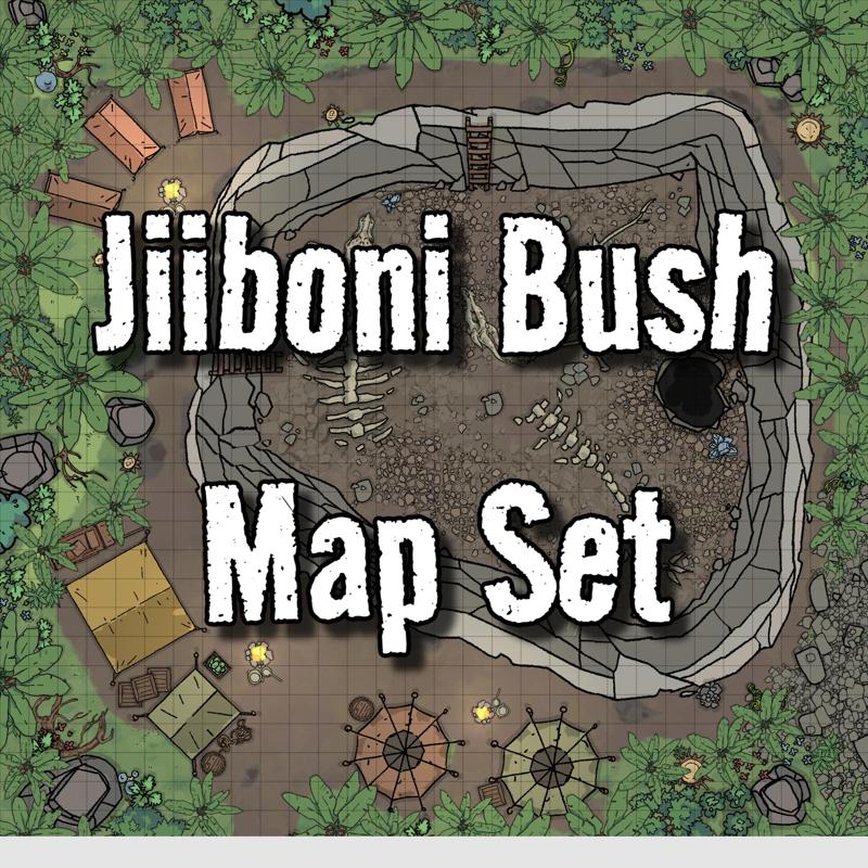 Jiiboni Bush Jungle-Themed Map Set (JB)