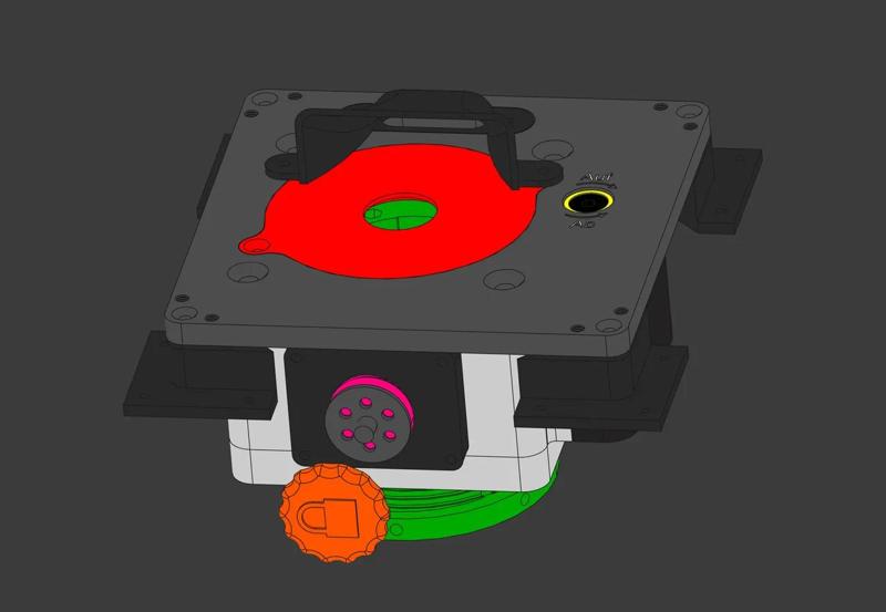 Oberfräsenlift für Makita RT0702C   