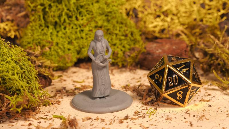 Half Elf Bard - Tabletop Miniature