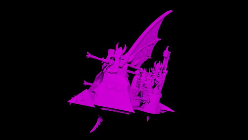 Evil Space Elf Eradicator Boats & Throne Ship