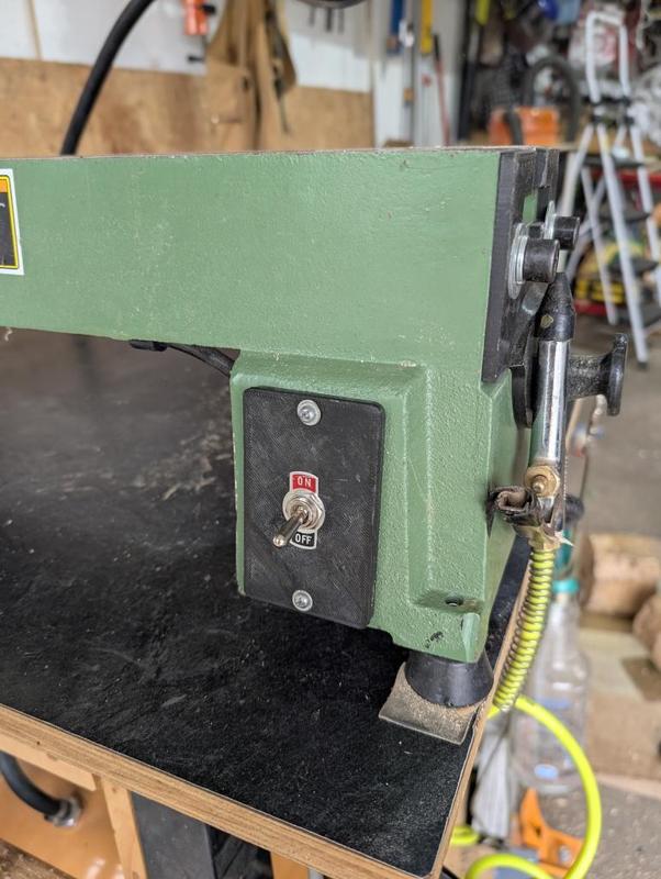 Wood Lathe - Switch Box Cover Plate