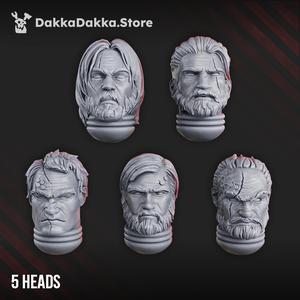 Legendary Heroes Heads x5