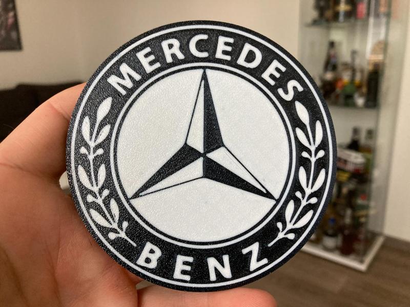 Mercedes-Benz historic logo coaster