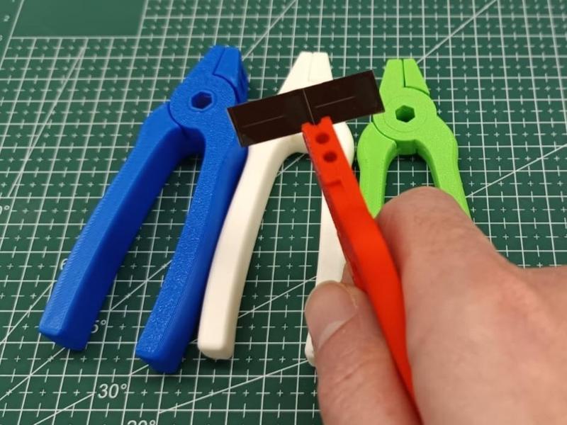 Cleaving pliers (for Silicon or glass cleaving)