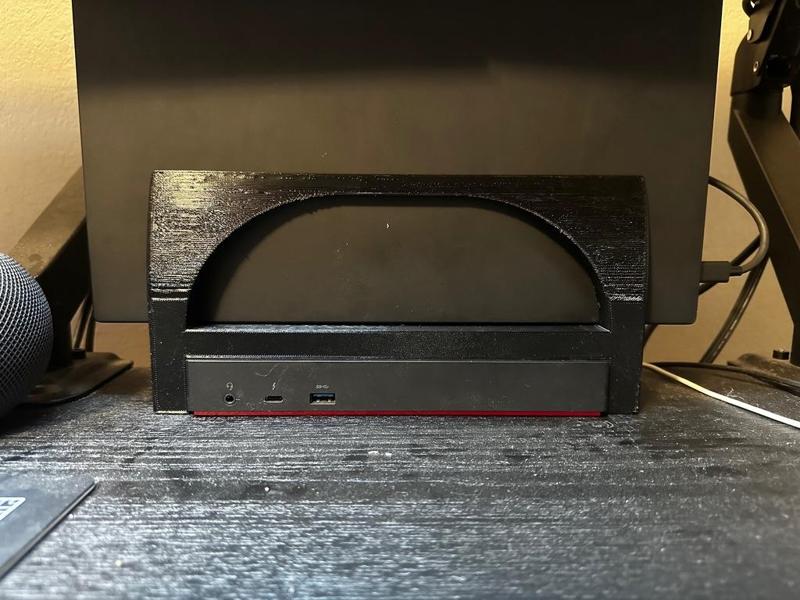 Vertical Laptop Stand with Docking Station Spacer (Lenovo ThinkPad T14 Gen2)