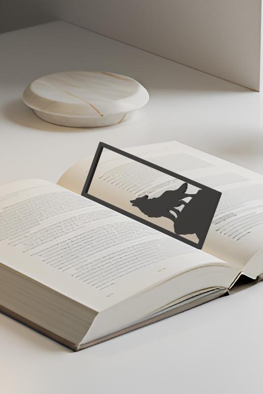 Wolf Bookmark, Gift Bookmark