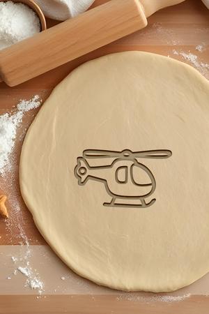 Helicopter Cookie Cutter, Biscuit Cutter