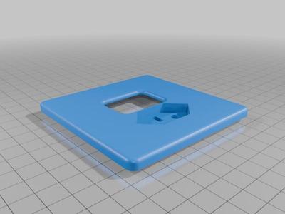 Swiss socket (T13) wall cover
