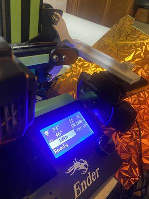 Ender3 Z-axis camera mount for Logitech camera