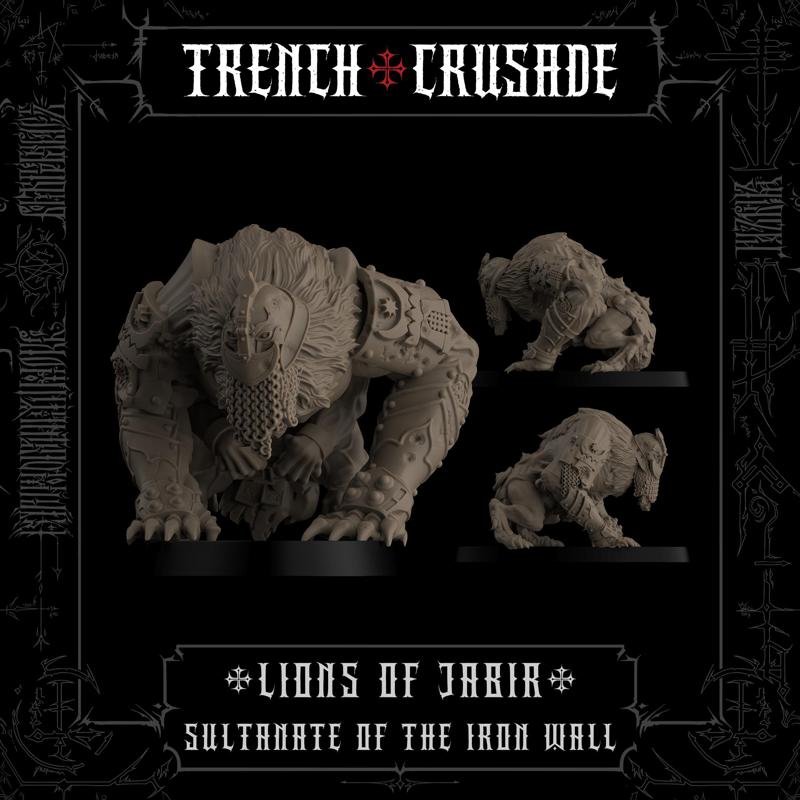 Trench Crusade - Lion of Jabir (Stalking) - Iron Sultanate