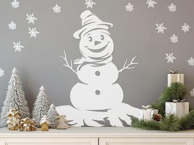 Christmas Wall Decoration - Happy Snowman