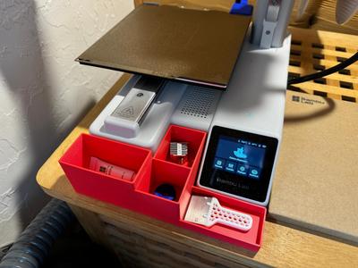 Bambu Lab A1 Mini front box organizer clean setup