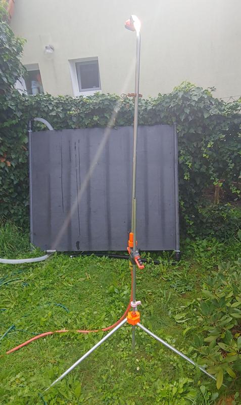 Coupler for Garden Shower connecting with Solar Panel