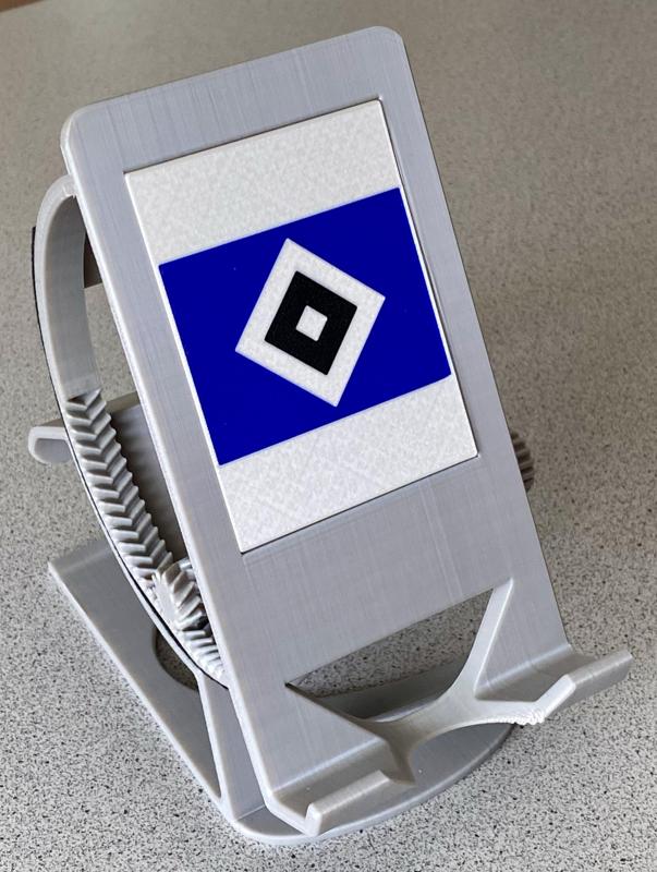 Multi-color Cover Plate for revised Phone Holder (here: Hamburger SV, HSV)