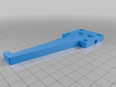 Thin folding filament holder