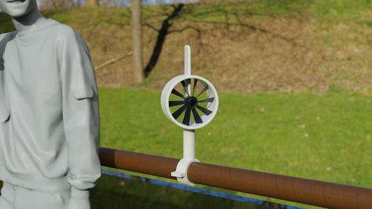 Malev- jet wind spinner