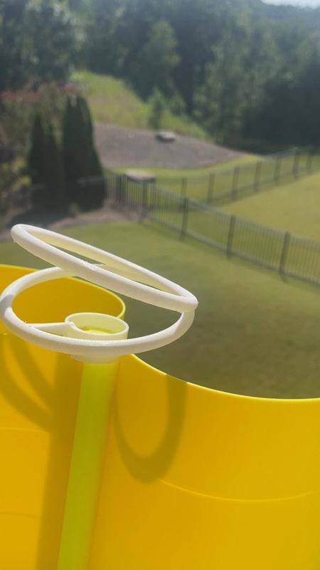 Optical Illusion - Rotating Rings on Whirl-A-Gig