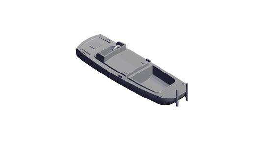 1/100 Scale Army Bridge Erection Boat 1984.stl