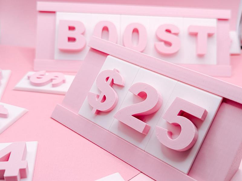 Letter Board - Number & Letter Holder- Name Sign