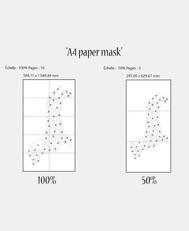 “Dachshund style” - Geometric dog wall art