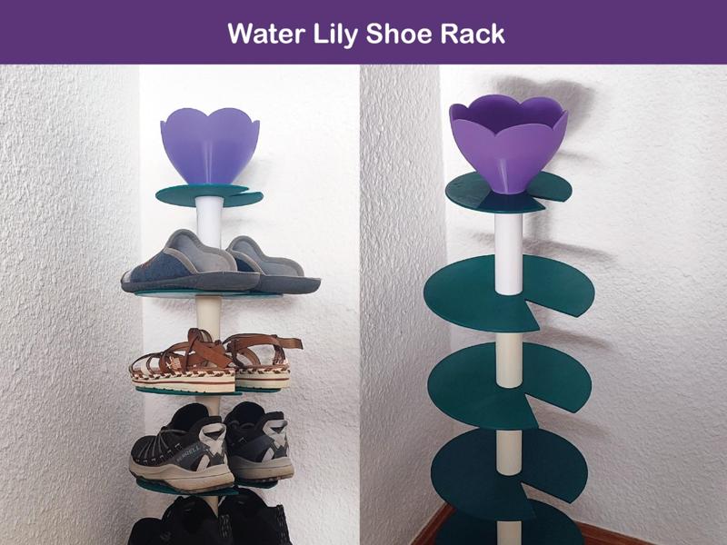 Water Lily Shoe Rack