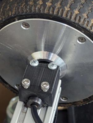 2020 Hoverboard axle mount inline.