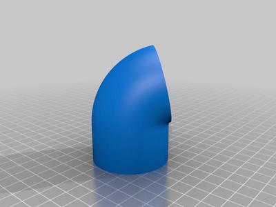 42mm to 45mm inner diameter right angle vacuum adapter for Dewalt Miter Saw to Vacmaster hose