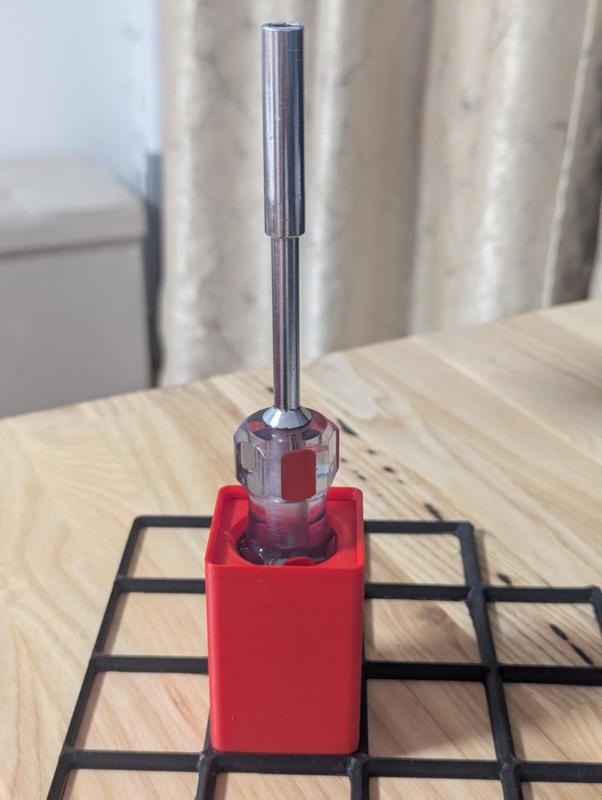 Gridfinity 1x1 Vertical Screwdriver Holder