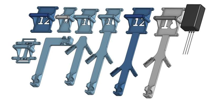 Bracket for frsky TD receivers and antenna holder