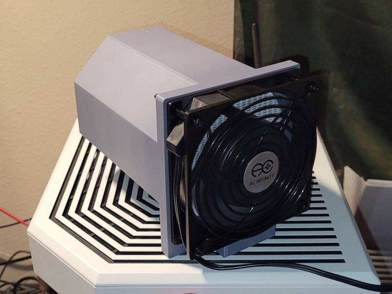 "STOP VOC" 120mm Fan Charcoal Air Filter