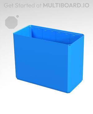 4x2x3 - Simple Walls - Standard Click-In Multibin Shell Extension