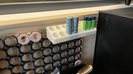 Multiboard AA+AAA battery holder