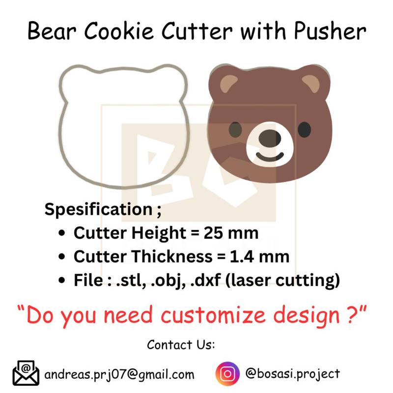 Bear Cookie Cutter
