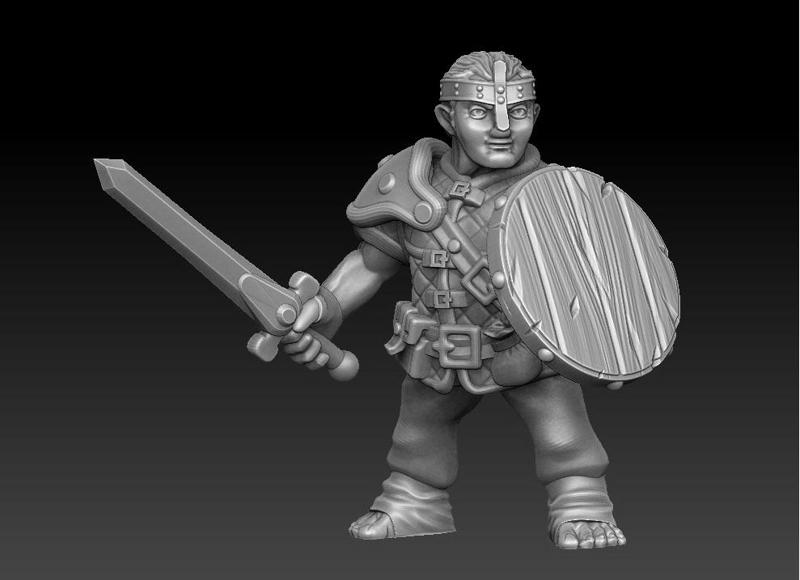 Halfling warrior